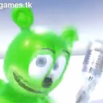 Gummy bear pompom template