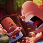 captain underpants yelling template