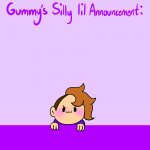 Silly lil announcment template