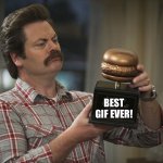 Best GIF Ever | BEST GIF EVER! | image tagged in ron swanson | made w/ Imgflip meme maker