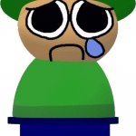 hmmmmm is it green sad guy???????? | WHO IS THIS WRONG ANSERWS ONLY | image tagged in sad bandu | made w/ Imgflip meme maker