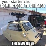 Uber Urban Transport Vehicle | THE NEW UBER URBAN TRANSPORT VEHICLE | image tagged in uber urban transport vehicle | made w/ Imgflip meme maker