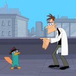 dr doofenshmirtz and perry the platypus