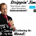 Drippin' Jimmy announcement V1