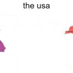 map of the usa | the usa | image tagged in usa map,usa,united states,united states of america,new york,california | made w/ Imgflip meme maker