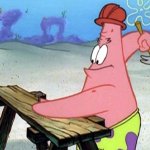 Patrick and a hammer