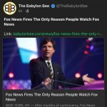 Tucker Carlson Gab hot takes