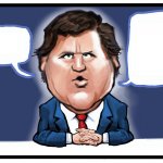 TUCKER CARLSON CARICATURE