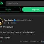 Tucker Carlson Gab hot takes