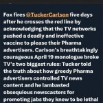 Tucker Carlson Gab hot takes