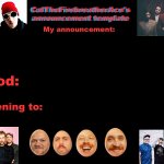 CalTheFirebreatherAce's announcement template the third