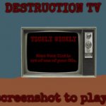 Destruction TV GIF Template