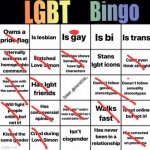 LGBTQ bingo | image tagged in lgbtq bingo | made w/ Imgflip meme maker