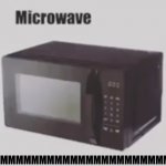 microwave with text out of the box template