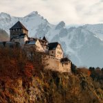 European Castle on a Cliffside