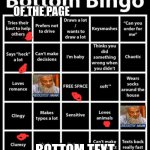 Hopefully there will be more memes so this bingo can get to the bottom of the page | OF THE PAGE; BOTTOM TEXT | image tagged in bottom of the page bingo | made w/ Imgflip meme maker
