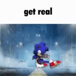 sonic get real GIF Template