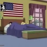 American dad sleeping GIF Template