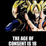 The age of consent is 18