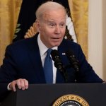 Befuddled Biden at podium