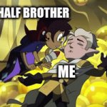 Having siblings who are toddlers be like | MY HALF BROTHER; ME | image tagged in gifs,owl house | made w/ Imgflip video-to-gif maker