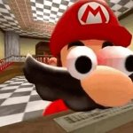 Mario Long Face GIF Template