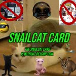 SNAILCAT CARD meme