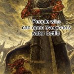 Fantasy Painting | People who can open everyone’s water bottle; Bodybuilders | image tagged in fantasy painting,memes,funny | made w/ Imgflip meme maker