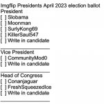 IMGFLIP_PRESIDENTS April 2023 election ballot