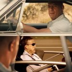 Vin Diesel Jeremy Clarkson drive passing by