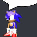 sonic speech bubble