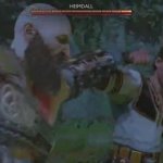 Kratos VS Heimdall GIF Template