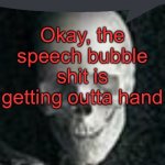 .dead. speech bubble
