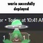 Wario successfully deployed GIF Template