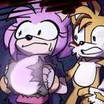 tails and amy nervous