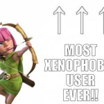 most xenophobic user ever!!