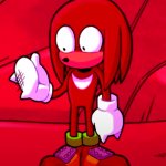 knuckles looking at his hand