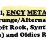 Weekly Music Listing - Rock Portion 3