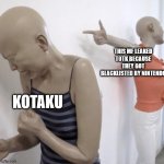 Roasting Kotaku is like a barbecue, good eating and having a good time | THIS MF LEAKED TOTK BECAUSE THEY GOT BLACKLISTED BY NINTENDO; KOTAKU | image tagged in this mf paid for twitter meme format | made w/ Imgflip meme maker
