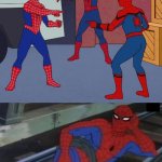 Spiderman, then theres Spiderman. meme