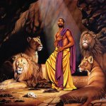 Daniel in the lion’s den