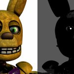 Fnaf canny and uncanny springbonnie