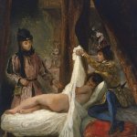 Eugene Delacroix the Duke of Orleans showing his lovers