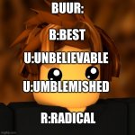 TRUTH | BUUR:; B:BEST; U:UNBELIEVABLE; U:UMBLEMISHED; R:RADICAL | image tagged in buur | made w/ Imgflip meme maker