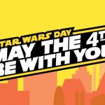 happy star wars day! | image tagged in may the 4th be with you | made w/ Imgflip meme maker