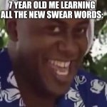 Muahahahaha | 7 YEAR OLD ME LEARNING ALL THE NEW SWEAR WORDS:; MY PARENTS: HAVING AN ARGUMENT | image tagged in yeah boi chef,memes | made w/ Imgflip meme maker
