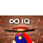 Mario Infinite IQ meme