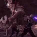 Kratos, Atreus and Freya VS Odin GIF Template