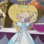 Star Butterfly tasting the party punch