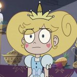 Star Butterfly with a blank stare